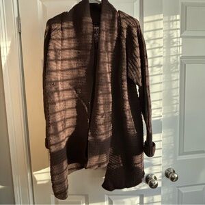Express brown cardigan sweater size M